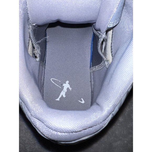 NIKE Swingman MVP 2 Mid Metal Baseball Cleats Gray/White 616258-011 Size 12 - Picture 11 of 12